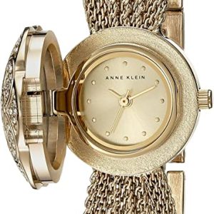 Anne Klein Women's AK/1046CHCV Premium Crystal-Accented Watch